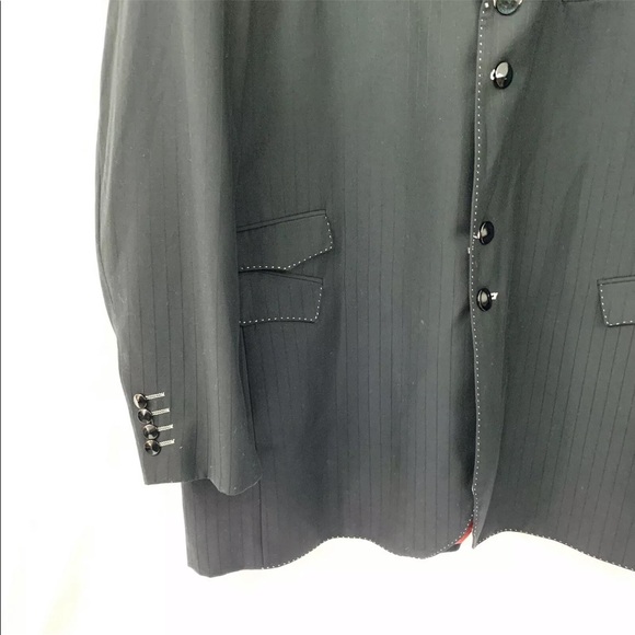 Valentino Ferrel 50R 2XL Italy Mens Blazer Black